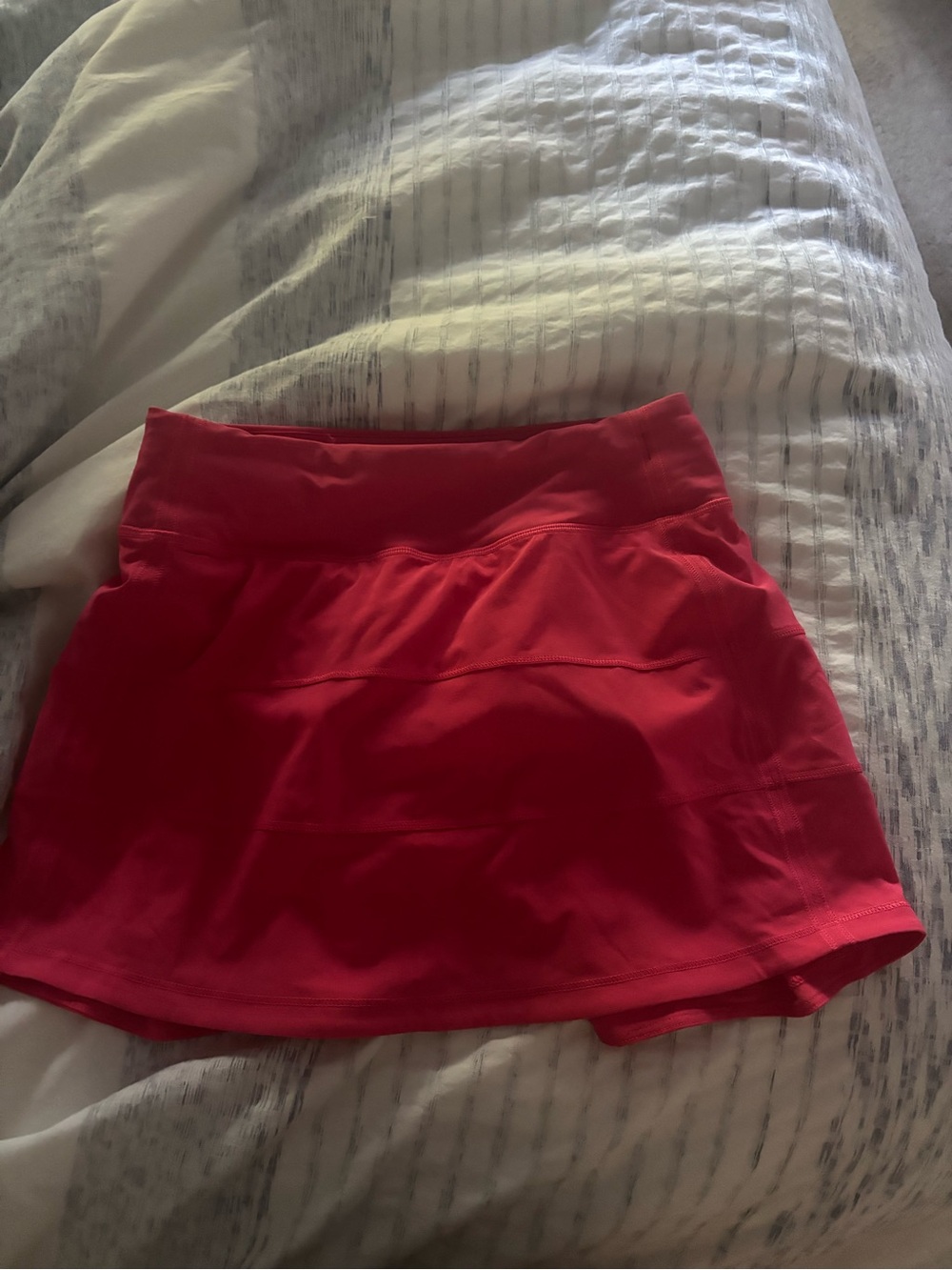 lululemon athletica Bright Red Athletic Skort